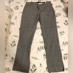 Banana Republic cropped plaid Ryan pant. Size 4.